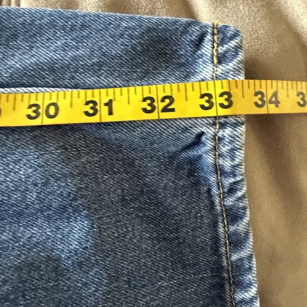 Vtg‎ Levis 550 Jeans Mens 34x34 Fit 32x34 Y2K Blue Dark Wash 100% Cotton Denim